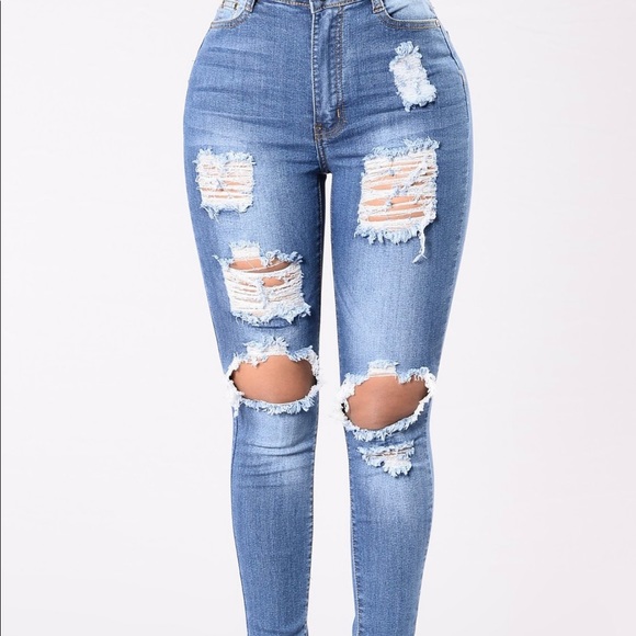 Fashion Nova Jeans Size 0 - Picture 3 of 3
